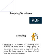 Sampling Techniques