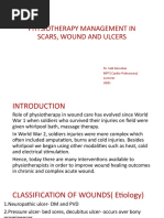 Physiotherapy Management in Scars, Wound and Ulcers 2