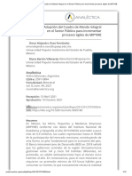 Adopción Del Cuadro de Mando Integral en El Sector Público