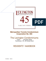 Lexington Condominiums Handbook