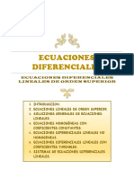 ECUA DIF Ecuaciones Diferenciales de Orden Superior