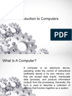 Introduction To Computers