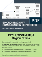 Sincronización y Comunicación de Proceso