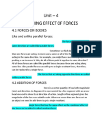 Turning Effect of Force