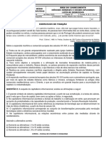 Exercícios de Fixação Questão 1: (Urca