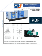 Generador Diesel Ficha Técnica: Powered by Cummins Modelo:YNS200C