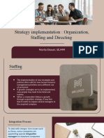 Organization, Staffing and Directing