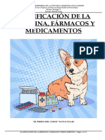 Clasificacion de La Medicina Farmacos y Medicamentos Cra 2021