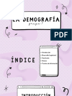 La Demografía