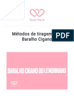 Métodos de Tiragem Com Baralho Cigano - TarotFarm