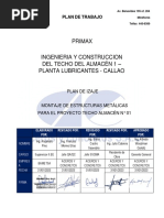 Plan de Izaje MONTAJE DE ESTRUCTURAS Al 30.01.2023