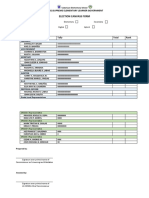 Election Canvass Form