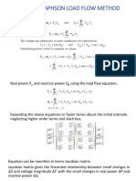 Newton Raphson Load Flow Method