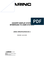 Cockpit Display System Interfaces To User Systems: Arinc Specification 661-2