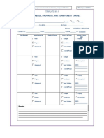 Anecdotal - Parents Communication Cardex Template