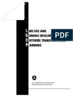 Beimborn 1999 - An Overview Land Use and Economic Development in Statewide Transportation Planning