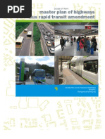 Bus Rapid Transit Amendment Master Plan of Highways