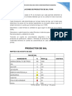 Formulaciones Primer Semana