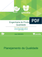 EPQ - Aula 4 - Planejamento Da Qualidade