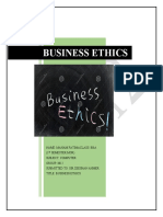 Business Ethics