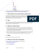 Quick Start Summary: Radiological Safety