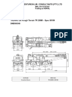 20t Tadano Rough Terrain TR 200M - Spec. 00109