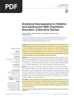 Recenzie Narativa Sistematica Privind Dereglarea Emotionala