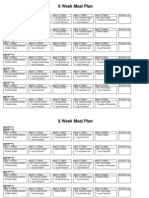 8-Week Meal Plan