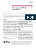 Managing The Physiologically Difcult Airway in Critically Ill Adults