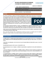 Gabarito Justificado - Direito Administrativo - Xxix - Exame