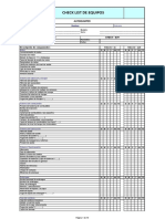 Chek List de Mantenimiento