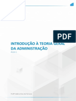 Teoria Geral Da Aministraçao Aula 1