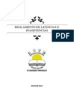 02 Reglamento de Licencias e Inasistencias