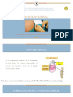 Anestesia Espinal Seminario Anestesia