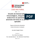 Estudio de Biomarcadores Bioquimico en PX Con Anorexia