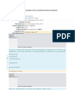 Examen Primer Parcial (Segunda Vuelta) - Gestión en Procesos de Negocio