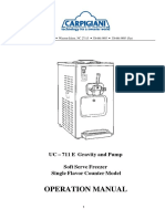 Carpigiani Uc 711 Operations Manual