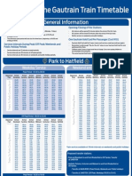 South North Timetable