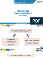 Técnicas de Condicionamiento Clásico