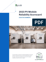 2023 PVEL PV Module Reliability Scorecard Executive Summary