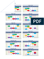 Calendario 2023 INDIVIDUALES