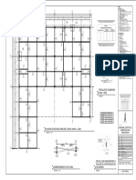 BANTRAB XELA 20220123 - Plano - E-6 - PLANTA DE ESTRUCTURA DEL TECHO, NIVEL +12-82 Y DETALLES