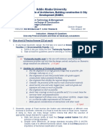 Final Road I Exam 2011 Answers