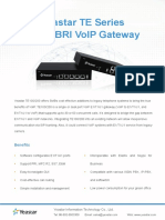 Yeastar TE Series PRI VoIP Gateways Datasheet en