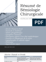 Résumé de Sémiologie Chirurgicale Viscéralogie Infectieuse