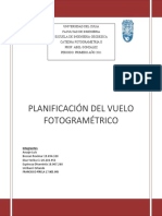 Planificacion de L Vuelo Fotogrametrico