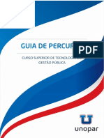 Guia de Percurso - CST em Gestão Pública - Unopar - 2021