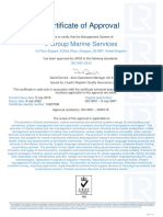 Oup Marine Services ISO9001 Sep 2019