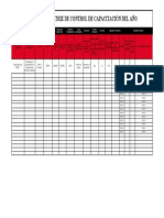 Matriz de Control de Capacitación en SSOMA