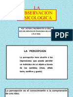 La Observacion Psicologica